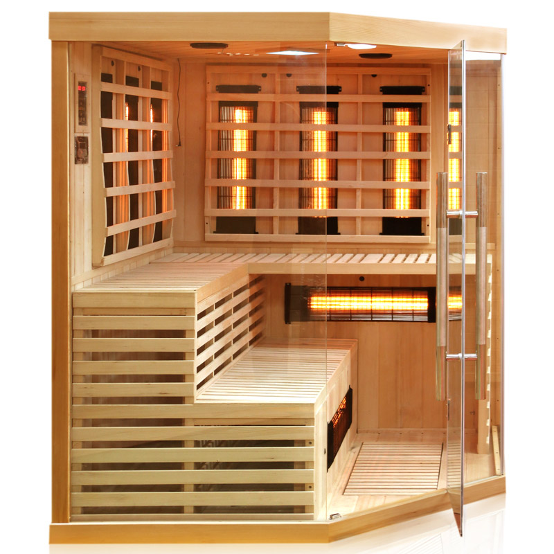 GH05,4-5 person sauna room, 2 layer bench