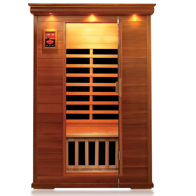 2 person sauna room cedar