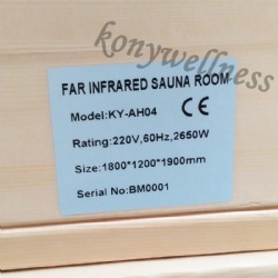 AH03,ceramic heater and dual control panel as dry bath hot therapy dome