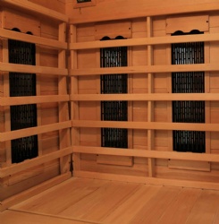 AH05 ceramic heater & dual control panel with foot heater