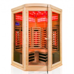 CN04C,combined heater,luxury corner sauna room